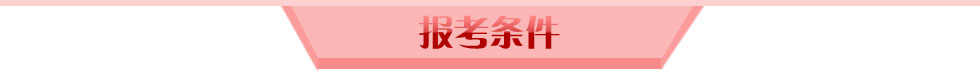 报考条件